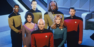 The cast of Star Trek: The Next Generation