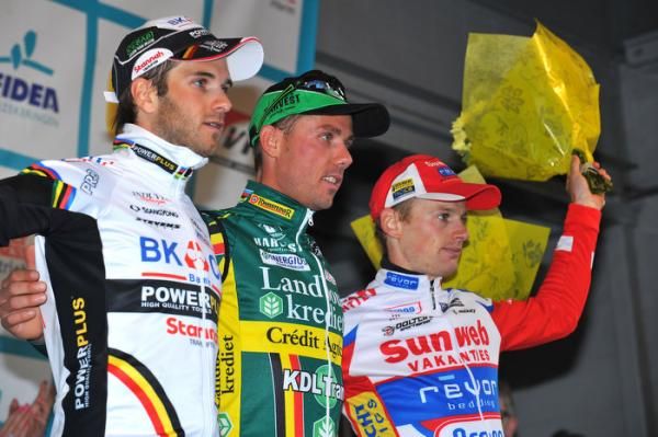 The podium in Niel.