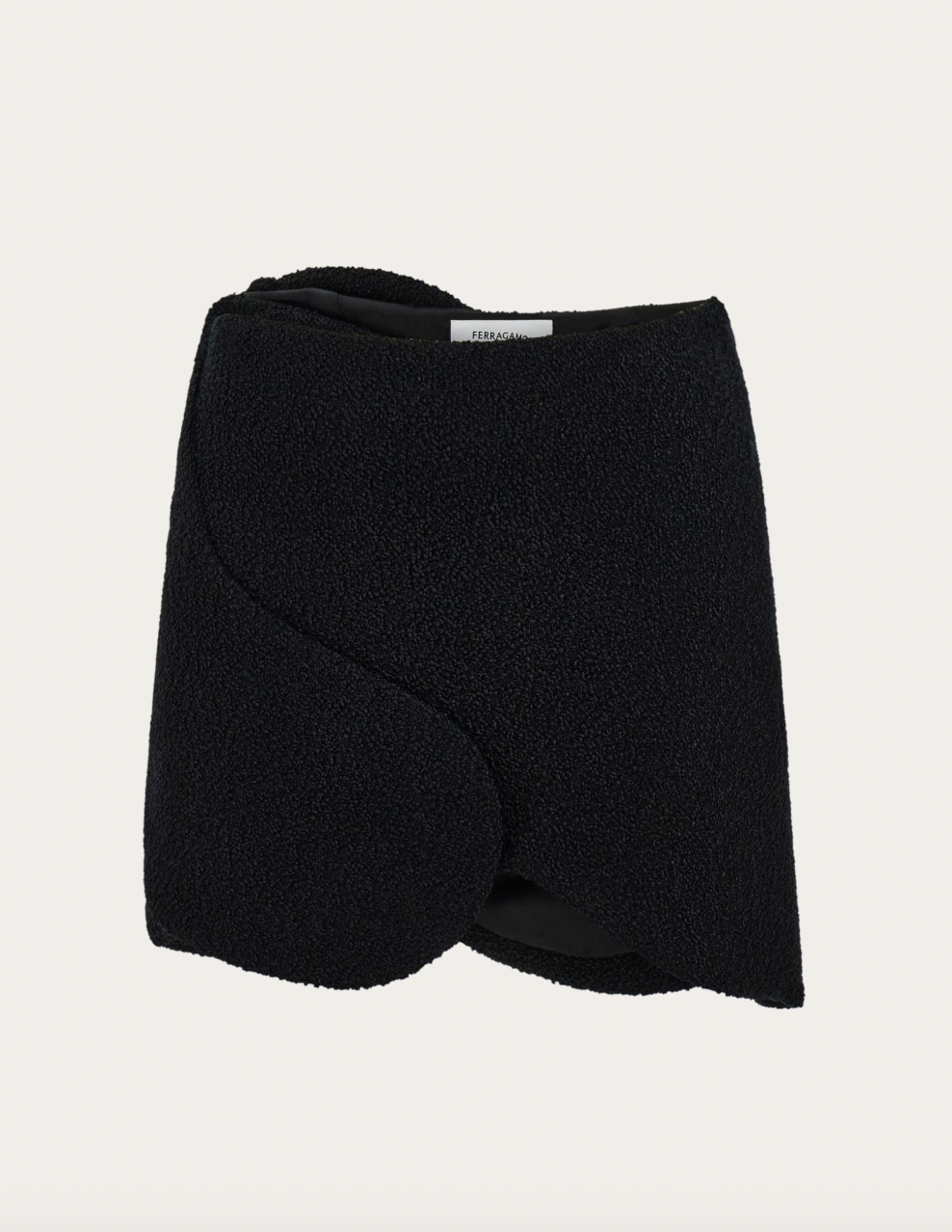 ferragamo, Bouclé mini skirt