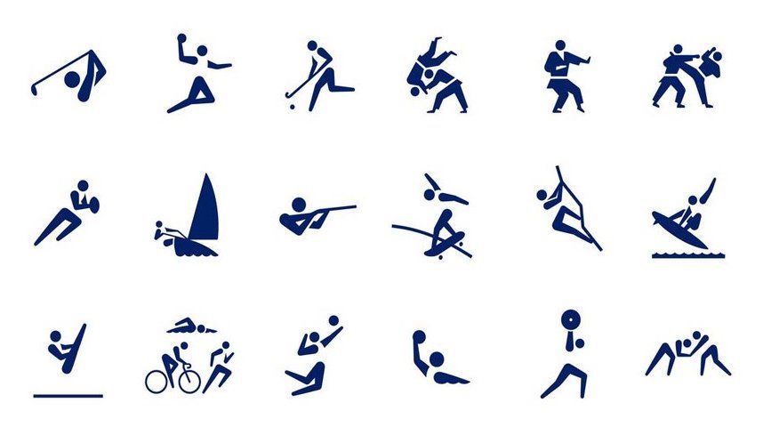 Olympic pictograms