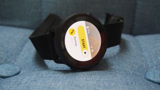 Suunto 7 smartwatch on its side