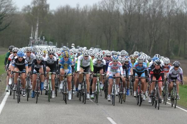 The group together in the first part of the stage.