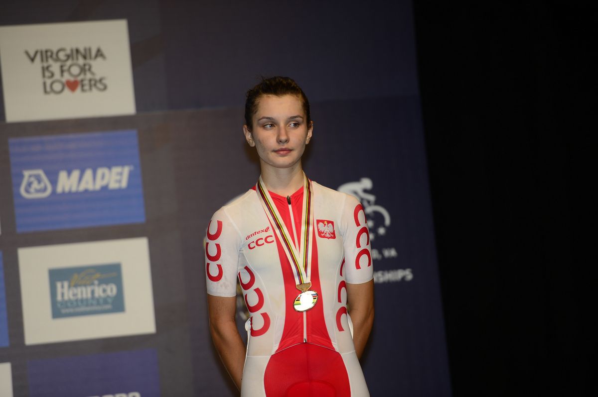 Agnieszka Skalniak (Poland) in third