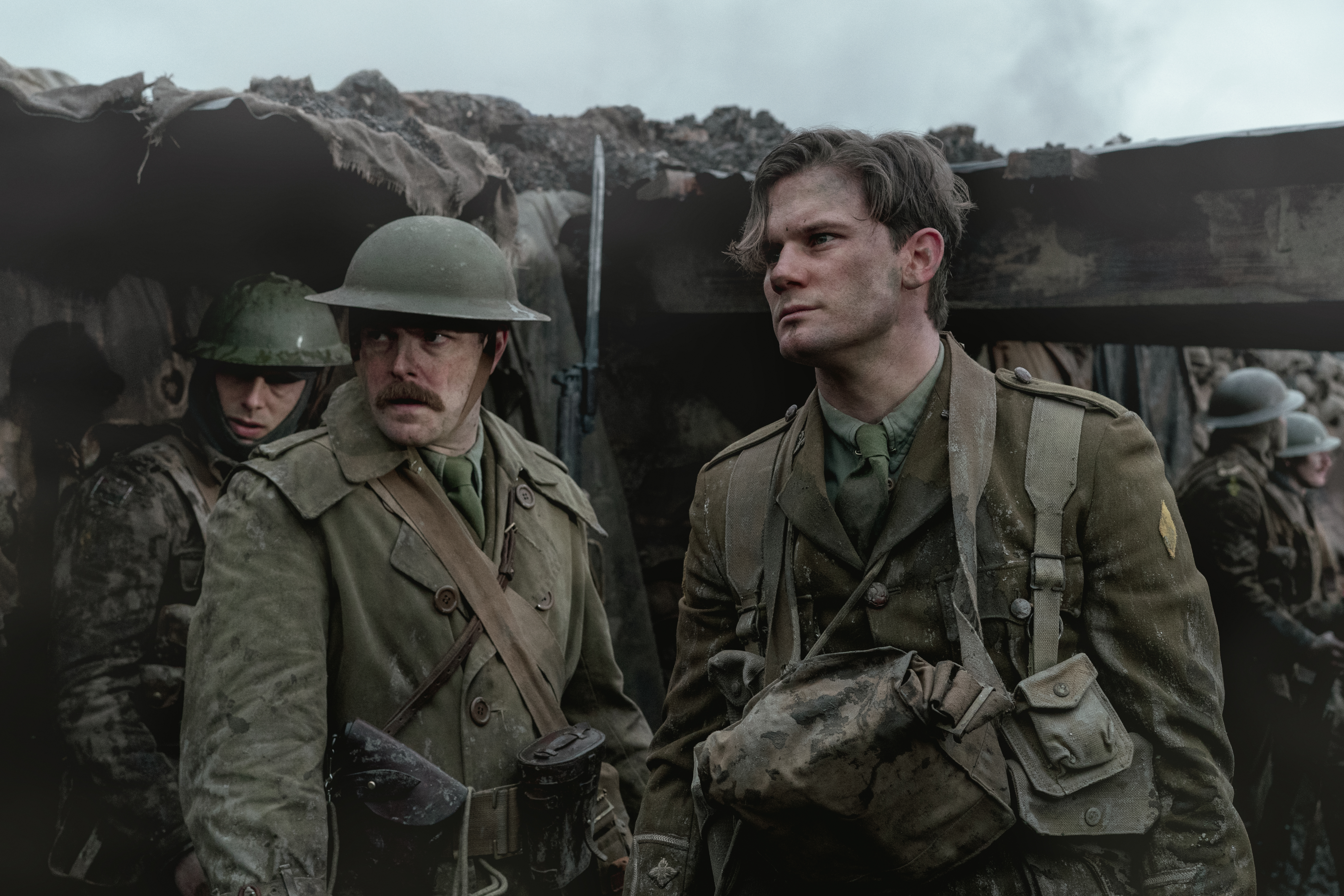 Jeremy Irvine as a soldier in World War One.