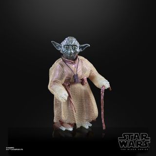 Jedi master Yoda appears as a 6-inch Force Spirit from the new "Star Wars" trilogy.