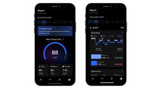 Eight Sleep Autopilot app showing sleep metrics in sleep report