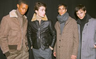 Backstage at Officine Generale A/W 2019