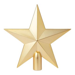 plastic gold star tree topper 