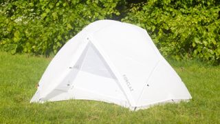 Decathlon Forclaz Dome Tent in a field