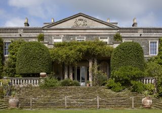 South facade with steps, Mount Stewart