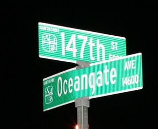 The Circuit City and Best Buy are located at the corner of 147th and Oceangate in the City of Hawthorne.