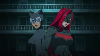 Catwoman and Batwoman in Catwoman: Hunted movie
