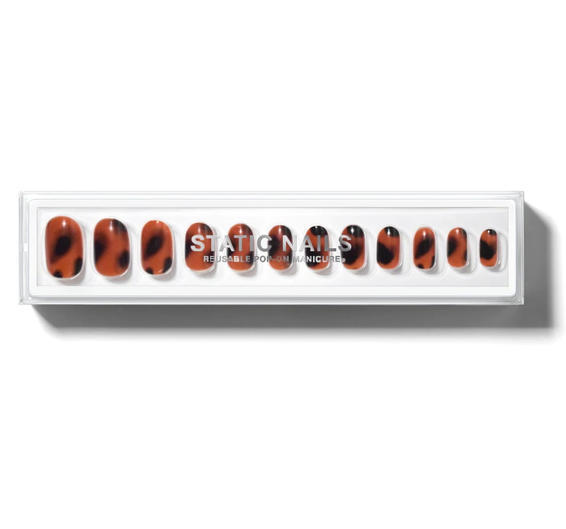 Static Nails Tortoise Shell Reusable Pop-On Manicures
