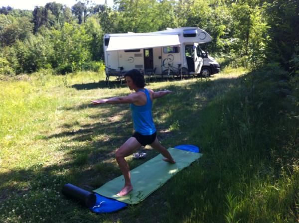 A quiet camp spot in the Black Forest, Offenburg, Germany