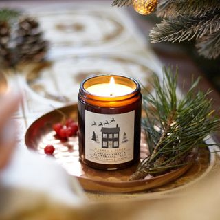 New Home Christmas Candle