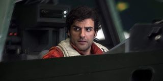 Oscar Isaac as Poe Dameron in Star Wars: The Last Jedi