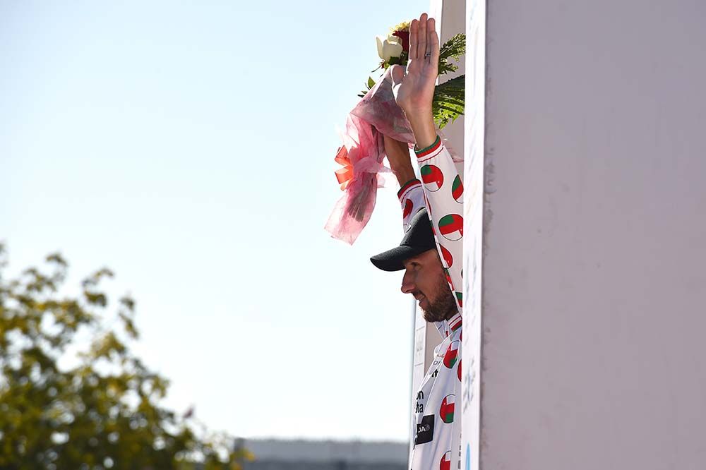 Jacques Janse van Rensburg (Dimension Data) leads the most aggressive rider competiton