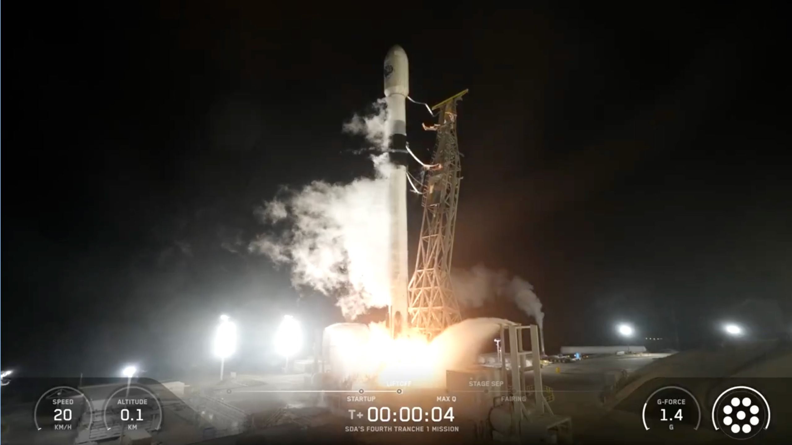 SpaceX launches 21 military satellites after 5-day delay