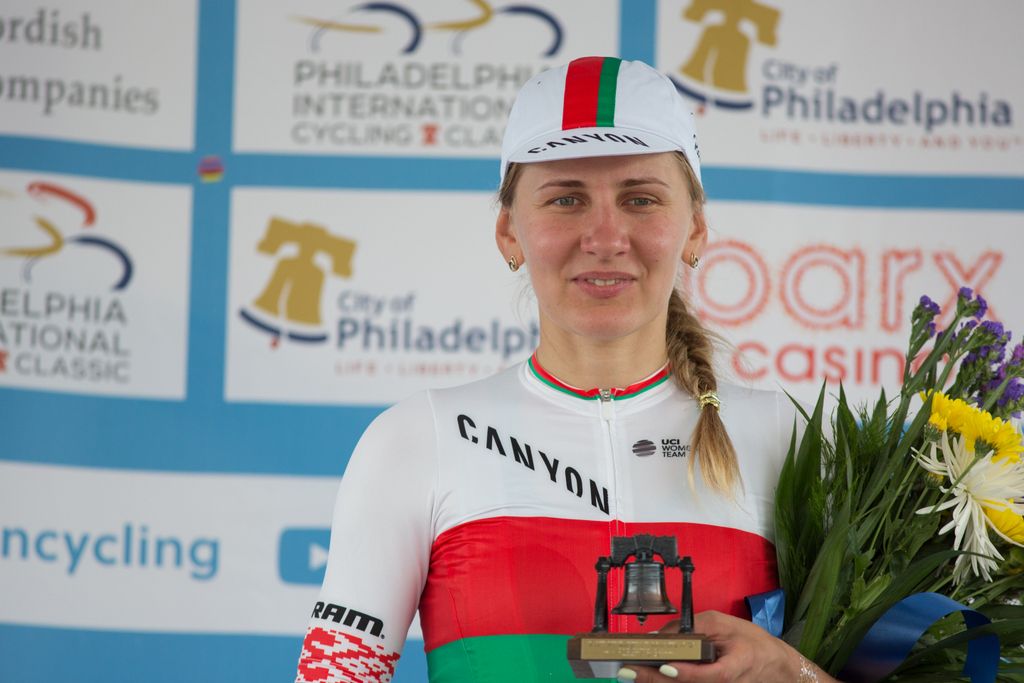Alena Amialiusik (Canyon-SRAM) was third