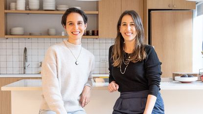 Portrait of Nicole Centeno and Elise Densborn Co-CEOs of Splendid Spoon
