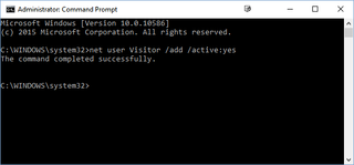 windows visitor command prompt