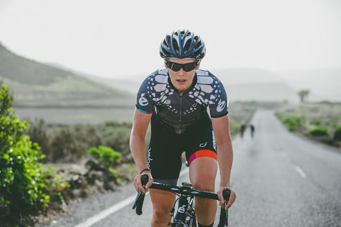 Tiffany Cromwell gets out of the saddle