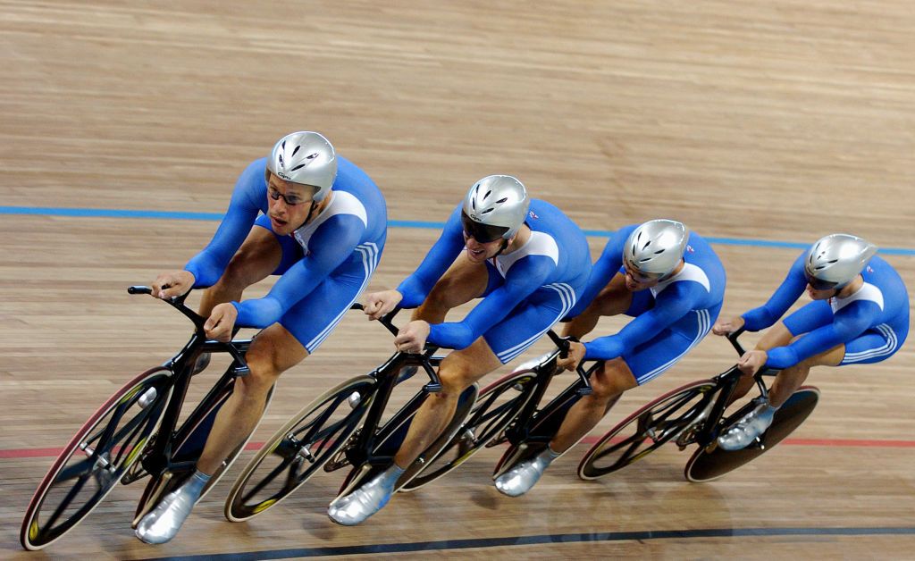 Cummings on the track in the early days
