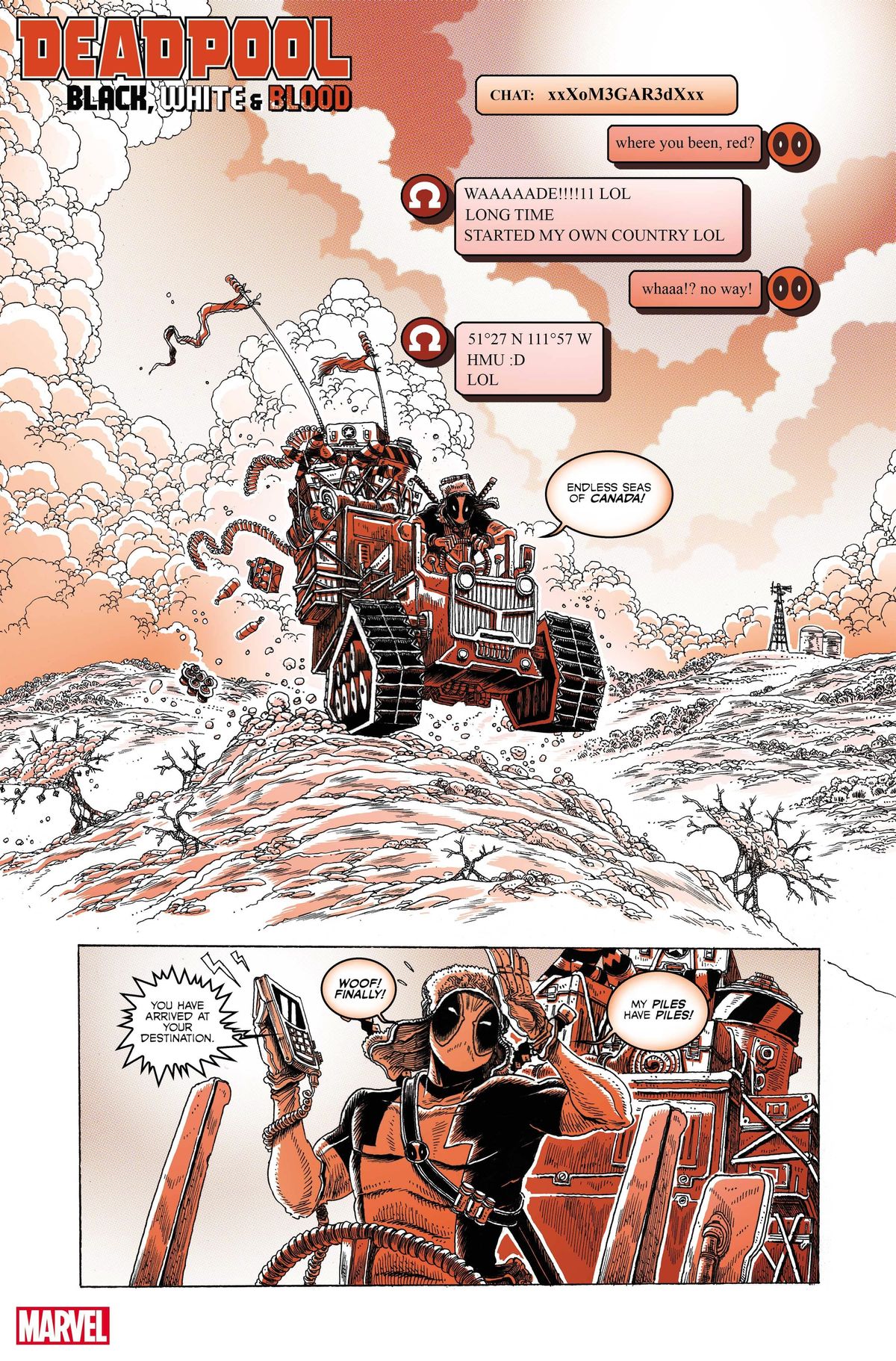 Deadpool: Black, White &amp; Blood