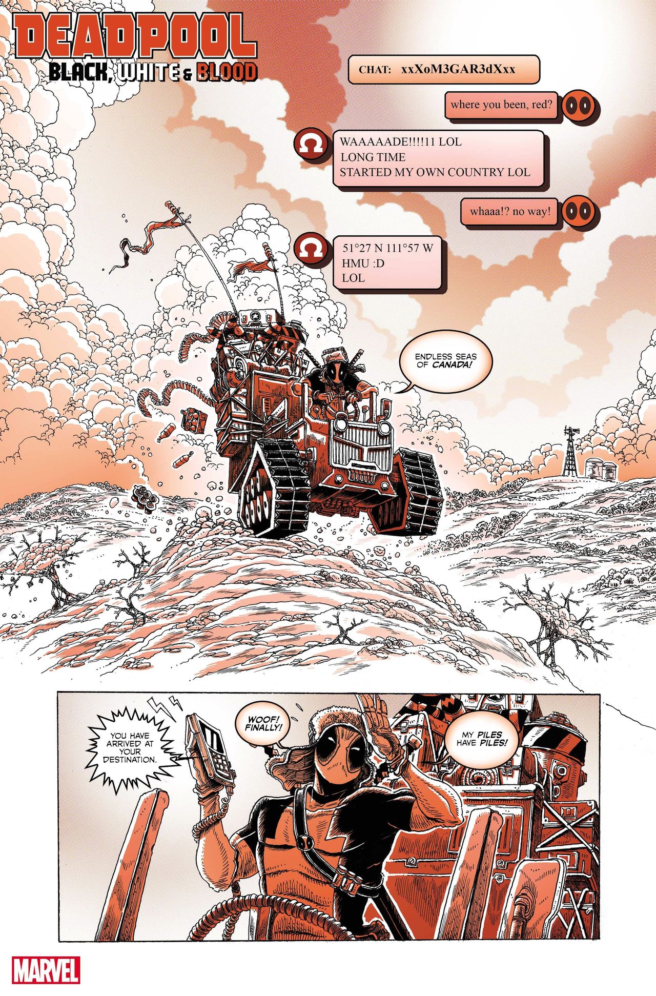 Deadpool: Black, White &amp; Blood
