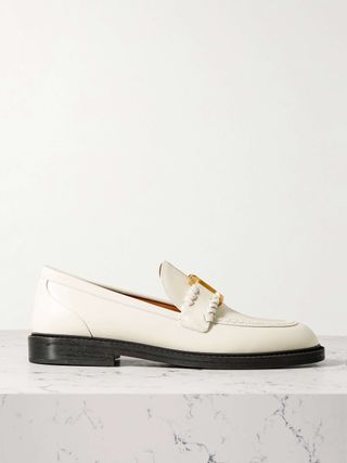 + Net Sustain Marcie Embellished Leather Loafers