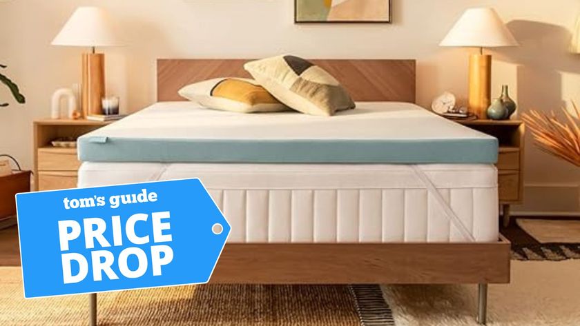 The Tempur-Pedic Tempur-Adapt Topper + cooling with sale label