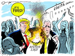5 editorial cartoons about Donald Trump and Jeffrey Epstein | The Week