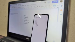 Google Docs Checklist Lifestyle Hero