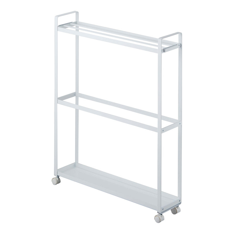 Yamazaki Home Tower Yamazaki Home Towel Rack and Bath Cart, Rolling Bathroom Storage Organizer &amp;amp; Reviews | Wayfair
