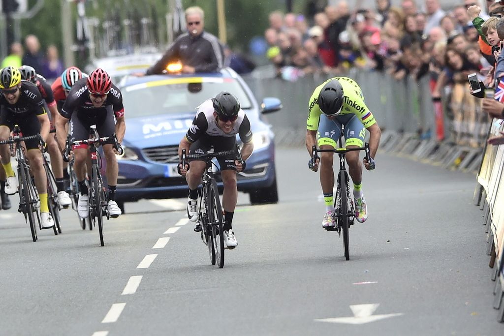 The sprint for the line