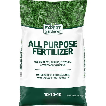 Expert Gardener All Purpose Plant Fertilizer, 10-10-10 Fertilizer, 40 Lb.