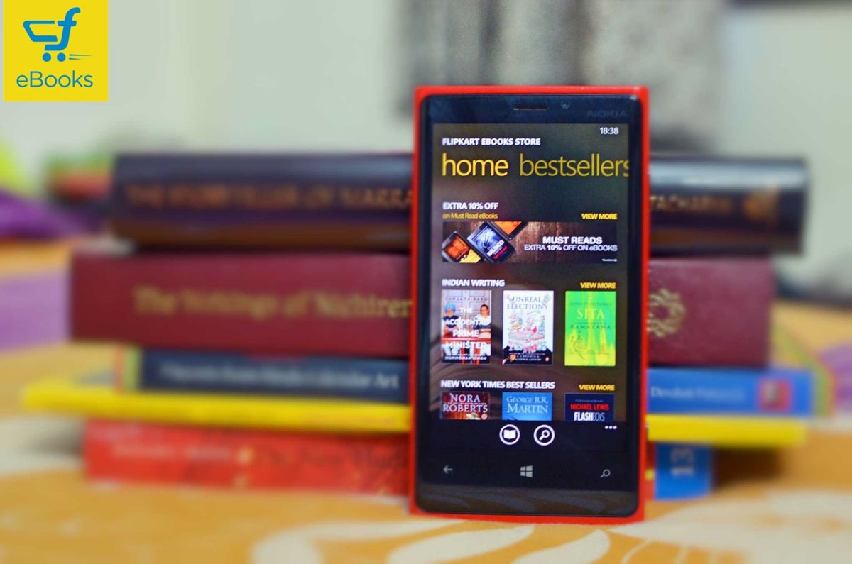 Flipkart eBooks refreshes their Windows Phone app to compete with