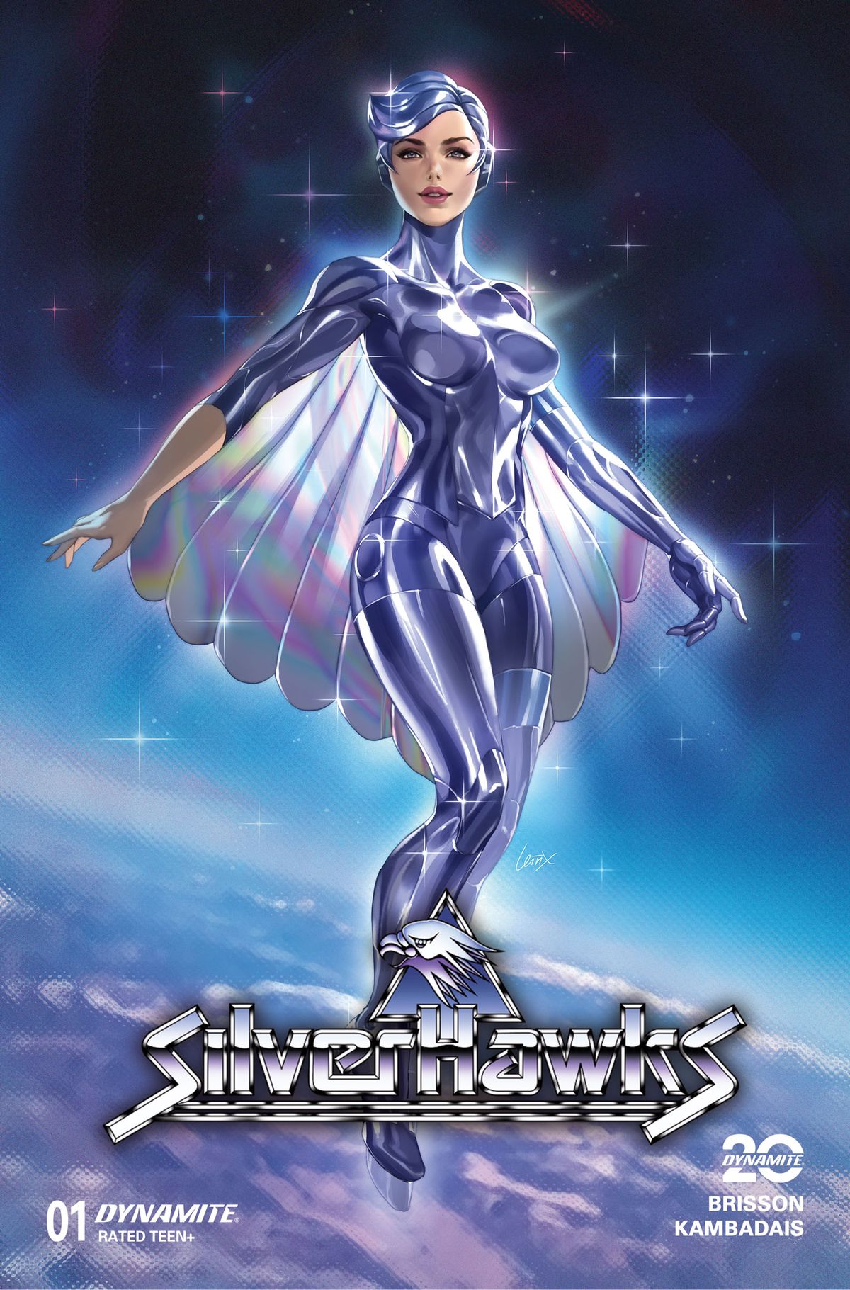 Covers from SilverHawks #1.