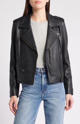 Leather Moto Jacket