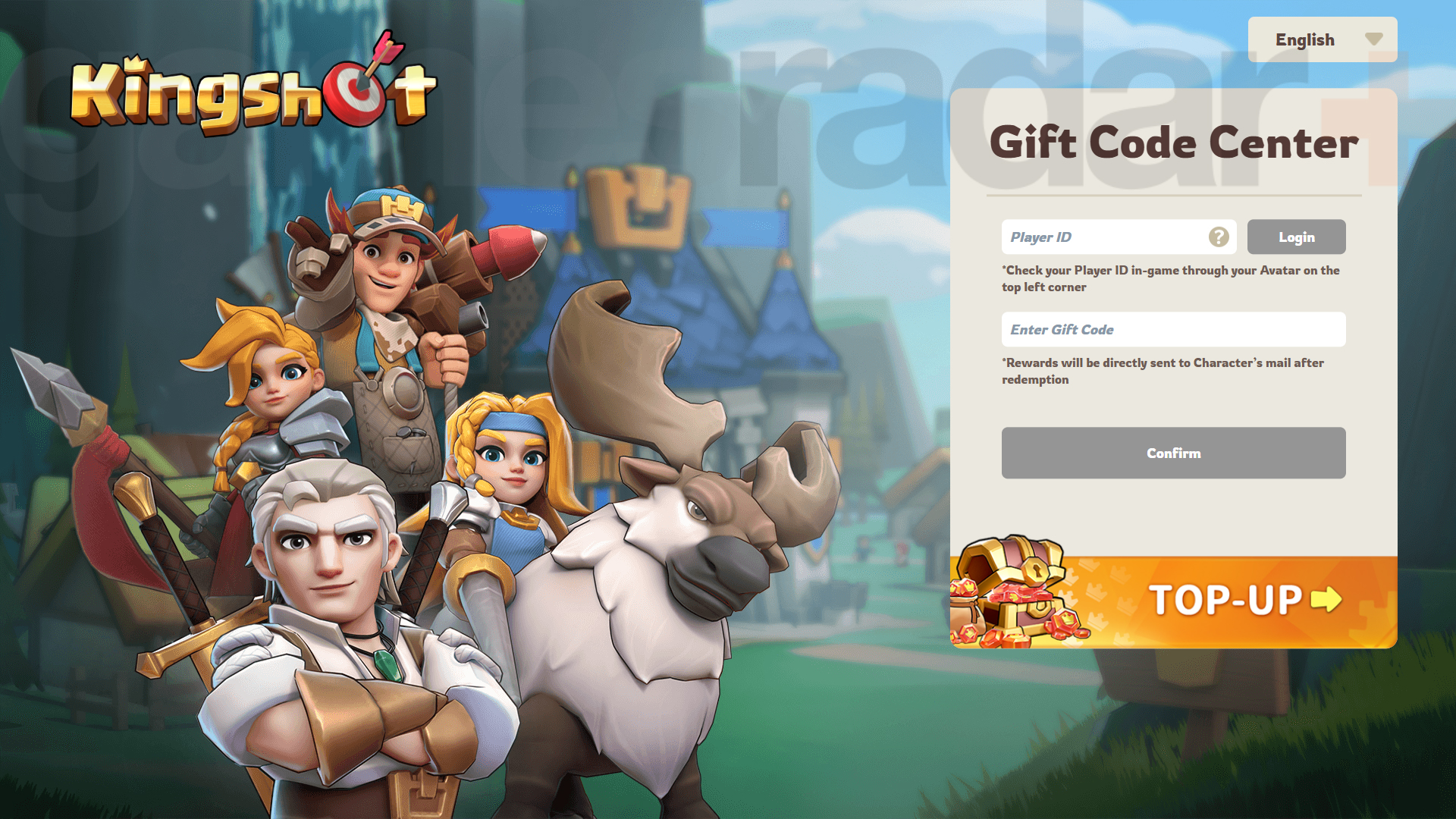 Redeeming Kingshot codes via the Gift Code Center