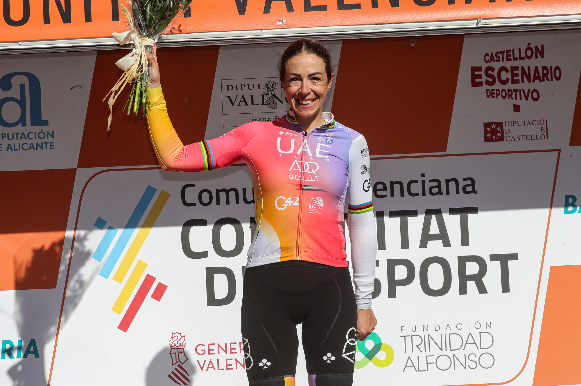 Volta Comunitat Valenciana Femines 2022 - 6th Edition - 4th stage Sagunt - Valencia 118 km - 20/02/2022 - Marta Bastianelli (ITA - UAE Team ADQ) - photo Gomez/SprintCyclingAgency©2022