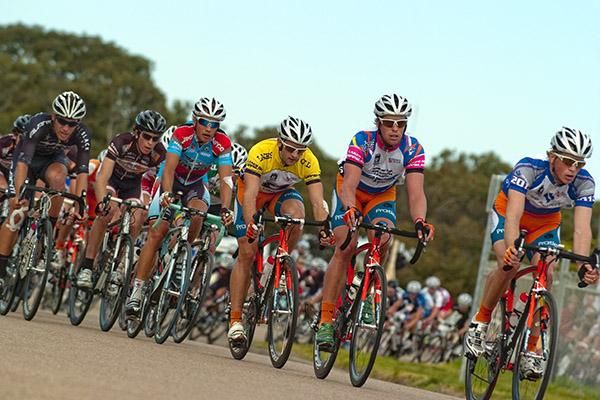Genesys Wealth Advisers riders were looking after their tour winner in yellow, Nathan Haas, on the final day of racing.