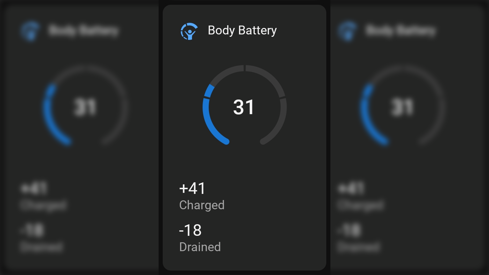 Garmin Body Battery