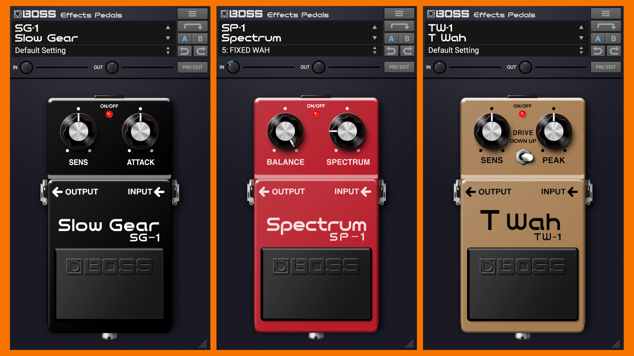 Boss Effects Pedals Plugin