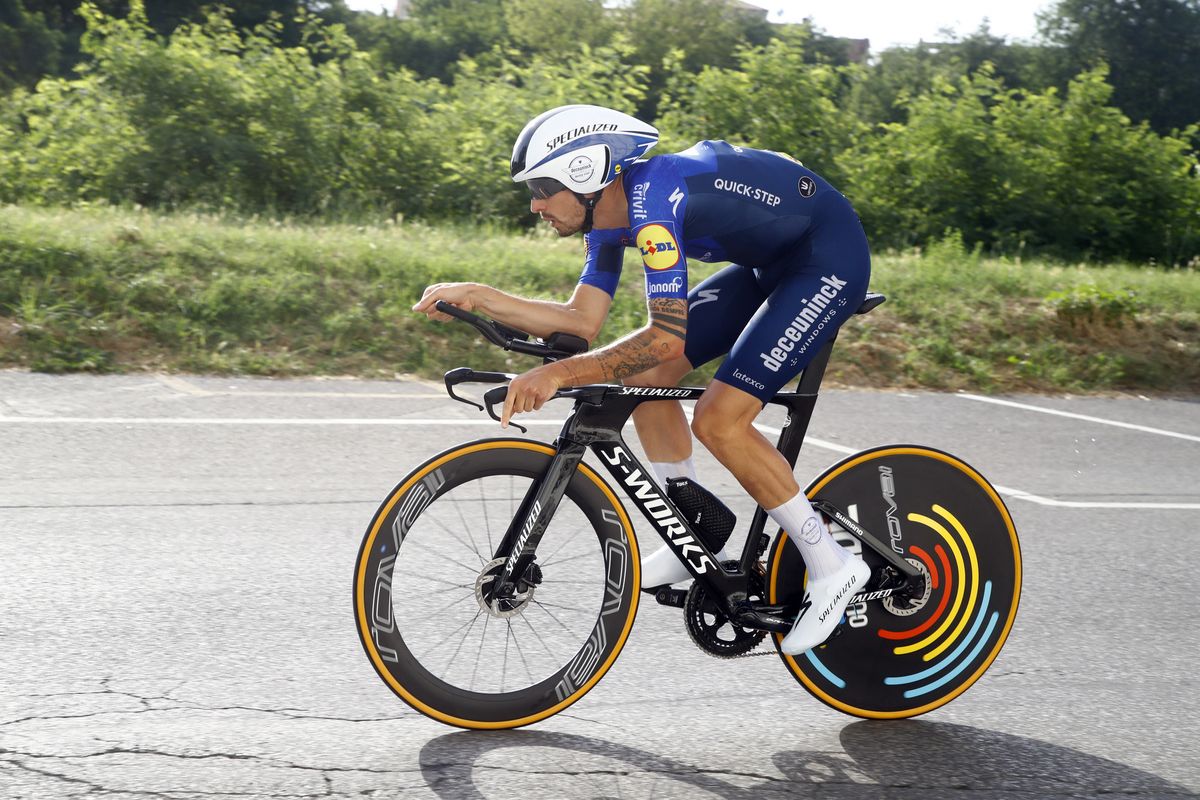 Campionati Italiani Ciclismo su Strada 2021 Faenza Men Elite 457 km 18062021 Mattia Cattaneo ITA Deceuninck QuickStep photo Roberto BettiniBettiniPhoto2021