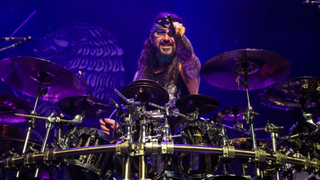 Drummer Mike Portnoy of Sons of Apollo performs at The Fillmore on January 26, 2020 in San Francisco, California.