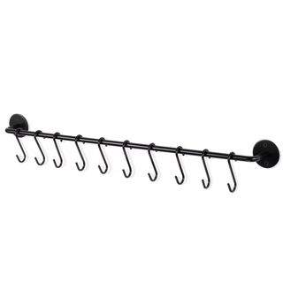 metal hanging rail with hooks