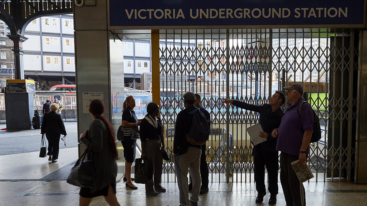 Tube strike