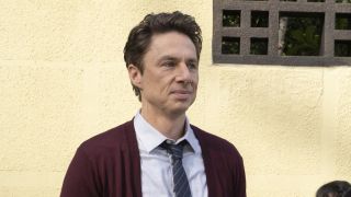 Zach Braff as J.D. in the pilot for ABC's Scrubs revival