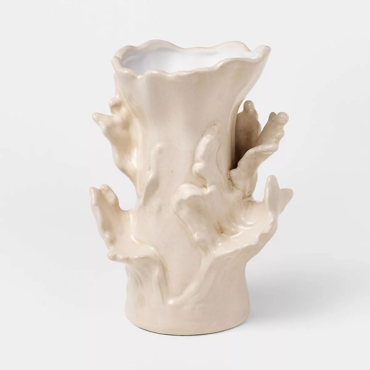 Coral Ceramic Vase - Thresholdu0026#8482; Designed With Studio Mcgee